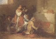 Francisco de Goya The Ill-Matched Couple (mk05) Spain oil painting artist